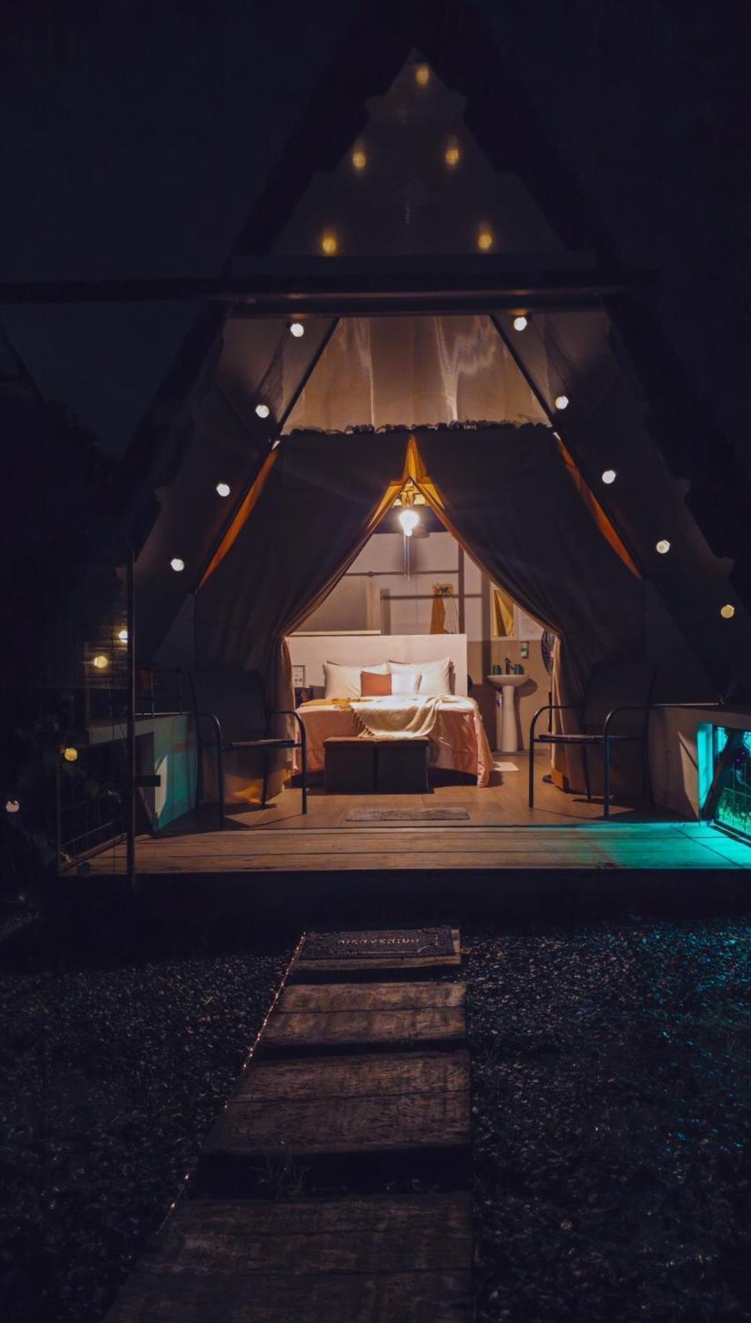 Flora Glamping De Abuela Villa La Fortuna Bagian luar foto